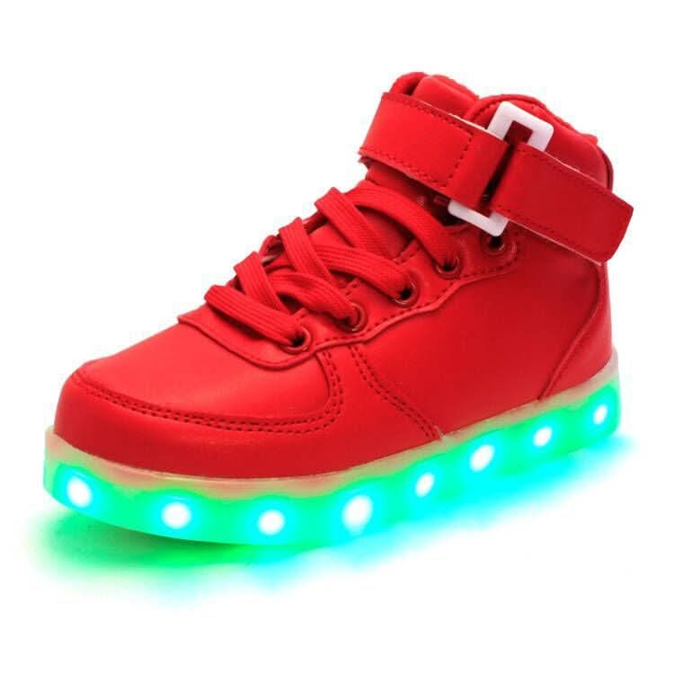 Children LED Luminous Shoes Rechargeable Sports Shoes Reluova