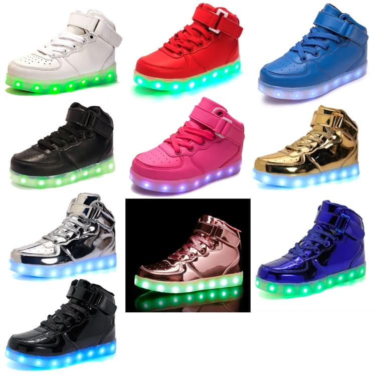 Children LED Luminous Shoes Rechargeable Sports Shoes Reluova