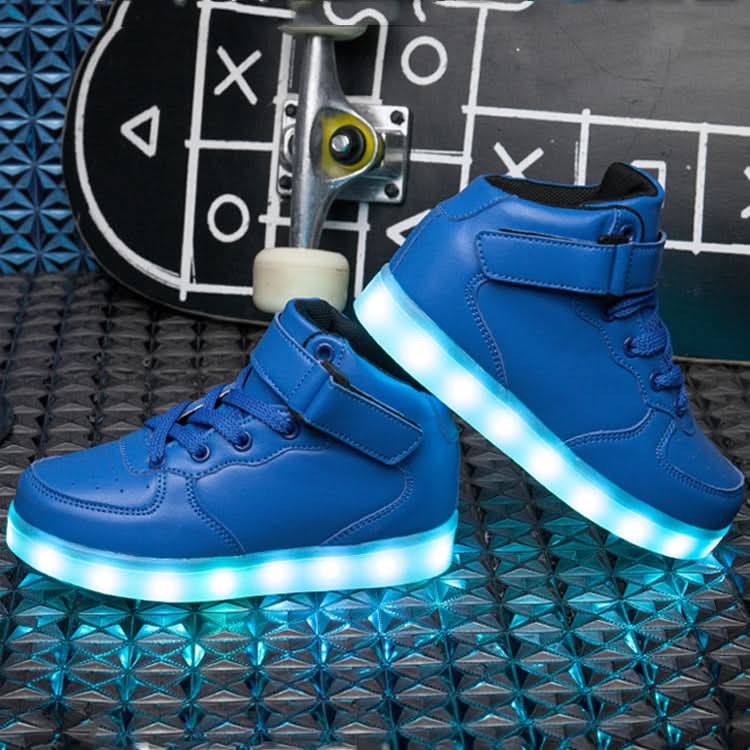 Children LED Luminous Shoes Rechargeable Sports Shoes Reluova