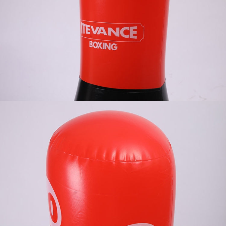 PVC Children Vertical Inflatable Punching Bag Boxing Column Tumbler Punching Bag, Height: 1.55m Reluova