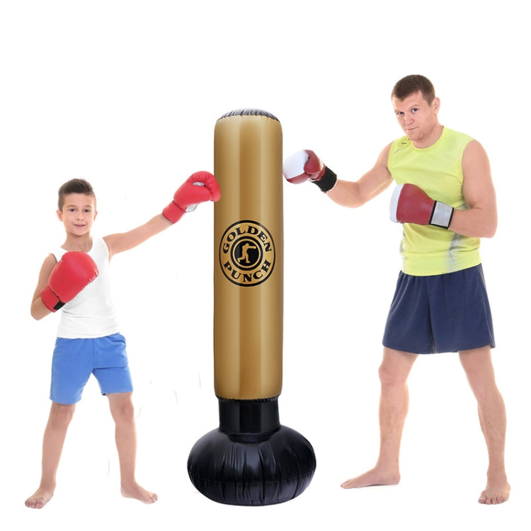 PVC Adult Children Thick Vertical Inflatable Punching Bag Tumbler Inflatable Boxing Column, Height: 1.6m Reluova