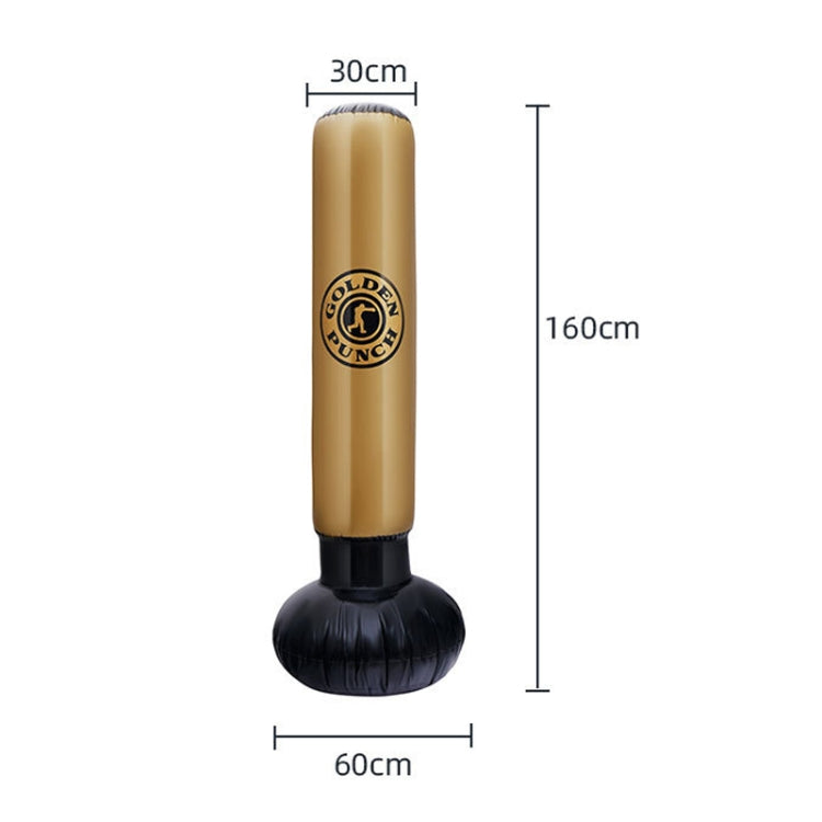 PVC Adult Children Thick Vertical Inflatable Punching Bag Tumbler Inflatable Boxing Column, Height: 1.6m Reluova