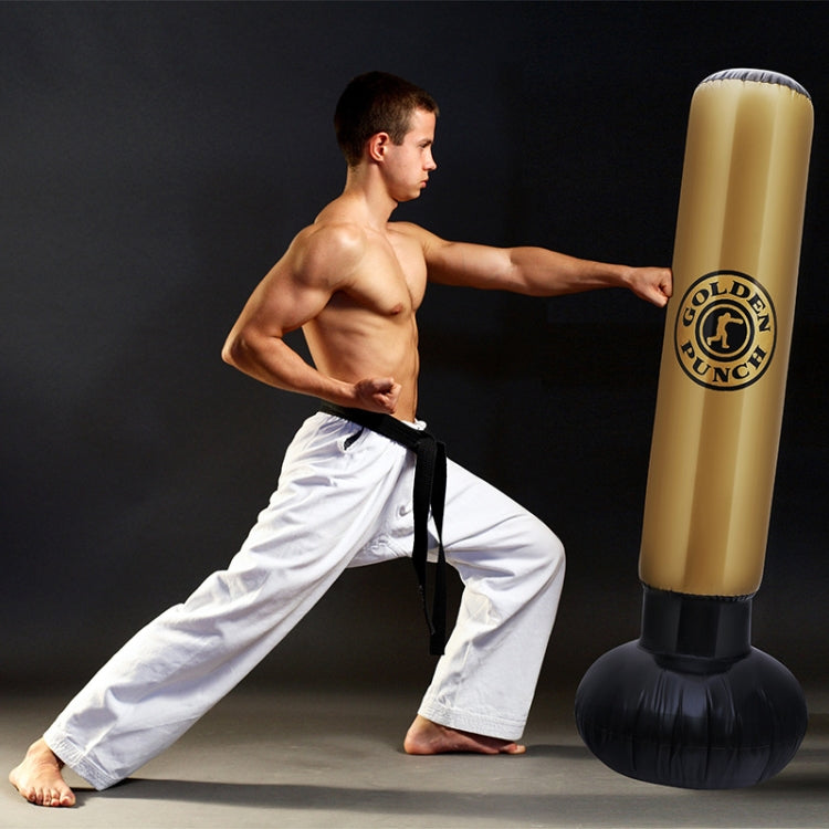 PVC Adult Children Thick Vertical Inflatable Punching Bag Tumbler Inflatable Boxing Column, Height: 1.6m Reluova