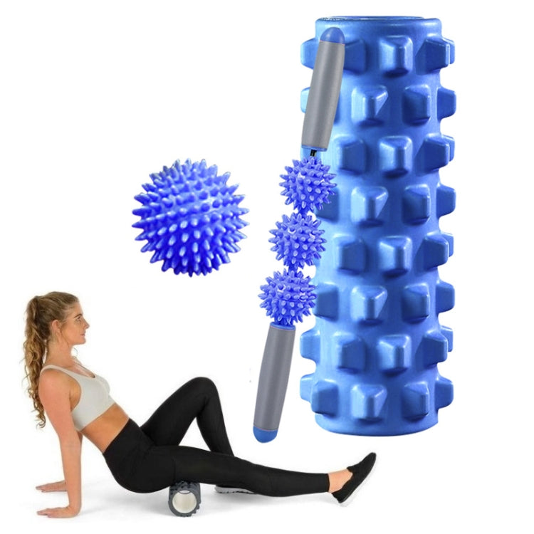 3 in 1 Eva Foam Roller Hollow Muscle Relaxation Roller Yoga Column Set, Length: