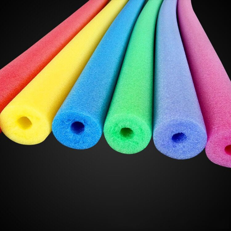 Blindfolded Strike Stick Swimming Stick Buoyancy Stick Foam Stick EPE Pearl Cotton Stick, Random Color Delivery, Size: 130 x 7cm (Solid)