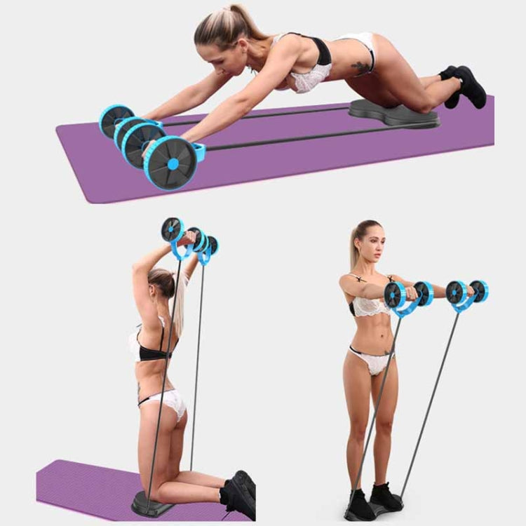 Multifunctional Abdominal Wheel Pull Rope Home Abdominal Training Fitness Equipment Reluova