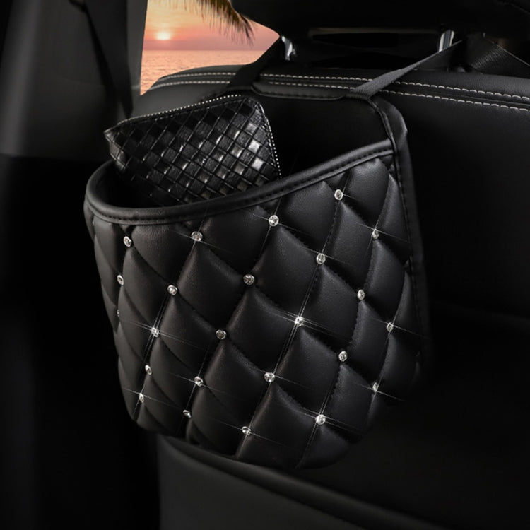 Car Seat Back Storage Bag Personality Diamond-Studded Car Storage Net Bag Car Multi-Function Storage Bag ÎҵÄÉ̵ê