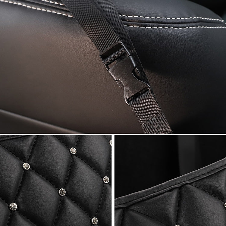 Car Seat Back Storage Bag Personality Diamond-Studded Car Storage Net Bag Car Multi-Function Storage Bag ÎҵÄÉ̵ê