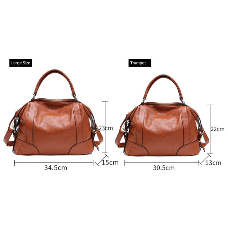 2P1006 Ladies Single-Shoulder Leather Messenger Bag My Store