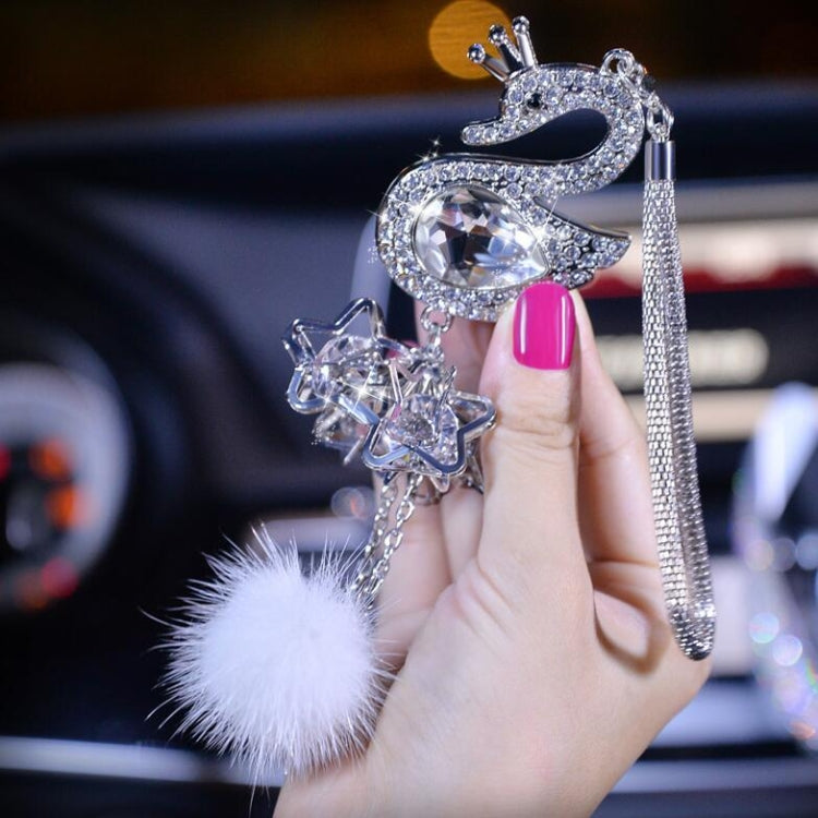 Car Pendant Crystal Swan Car Rearview Mirror Pendant ÎҵÄÉ̵ê