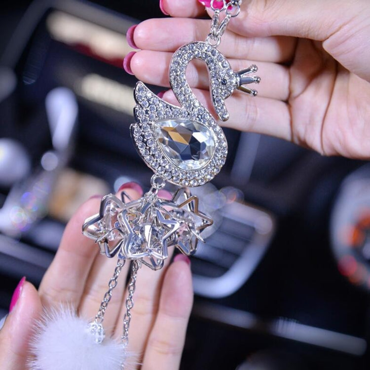 Car Pendant Crystal Swan Car Rearview Mirror Pendant ÎҵÄÉ̵ê