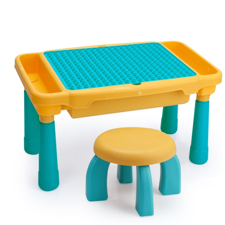 Multifunctional Building Table Learning Toy Puzzle Assembling Toy For Children, Style: