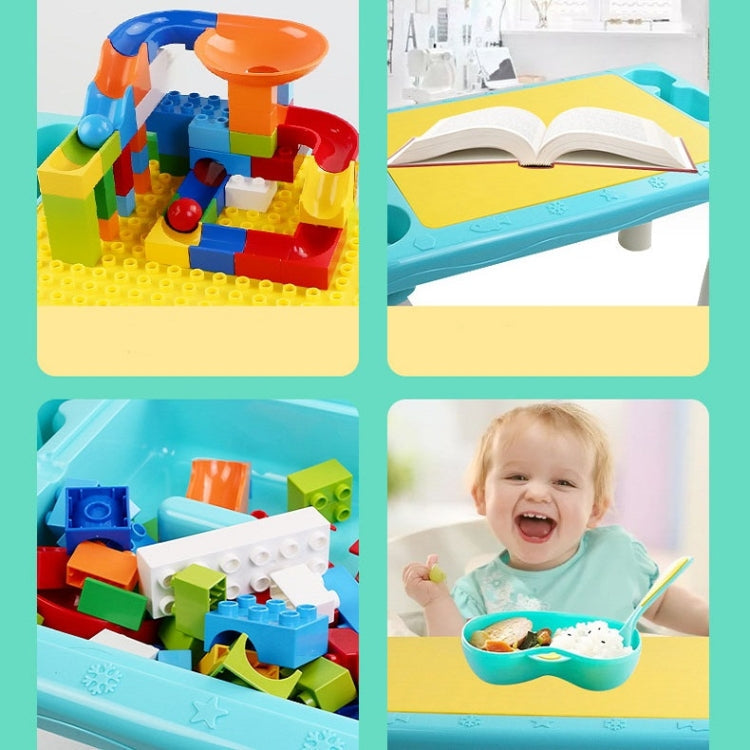 Multifunctional Building Table Learning Toy Puzzle Assembling Toy For Children, Style: