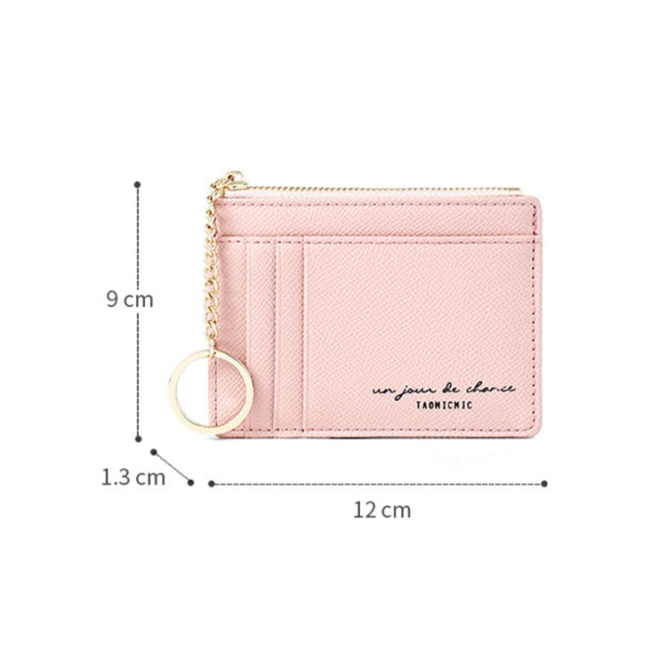 928801 Zipper Ladies Coin Purse Mini Keychain Multi-Card Card Holder My Store