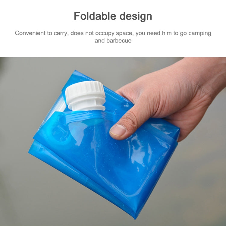 PE Water Bag For Portable Folding Water Storage Lifting Bag for Camping Hiking Survival Hydration Storage Bladder Reluova