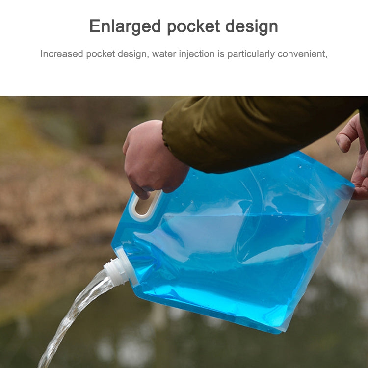 PE Water Bag For Portable Folding Water Storage Lifting Bag for Camping Hiking Survival Hydration Storage Bladder Reluova