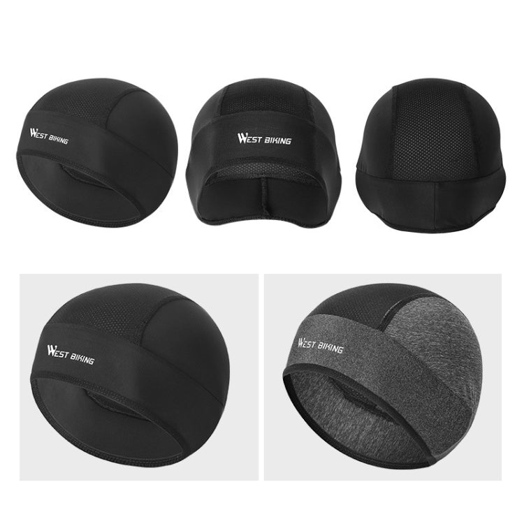 WEST BIKING Summer Riding Ice Silk Cap Windproof Hood Thin Inner Cap Breathable And Quick-Drying Helmet Lining Cap