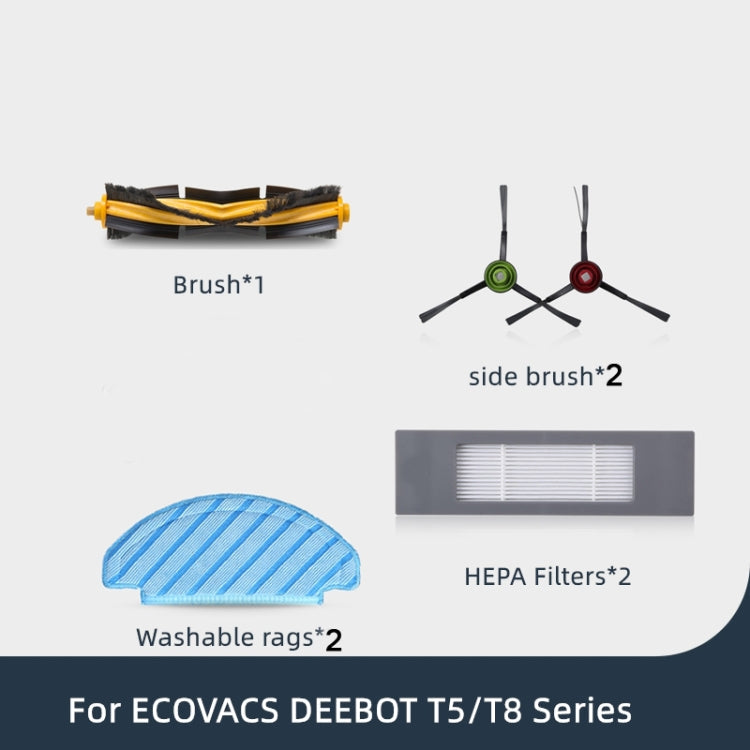 Vacuum Cleaner Sweeping Robot Accessories Suitable For Ecovacs Deebot T8 AIVI/T8 MAX,Accessories Reluova