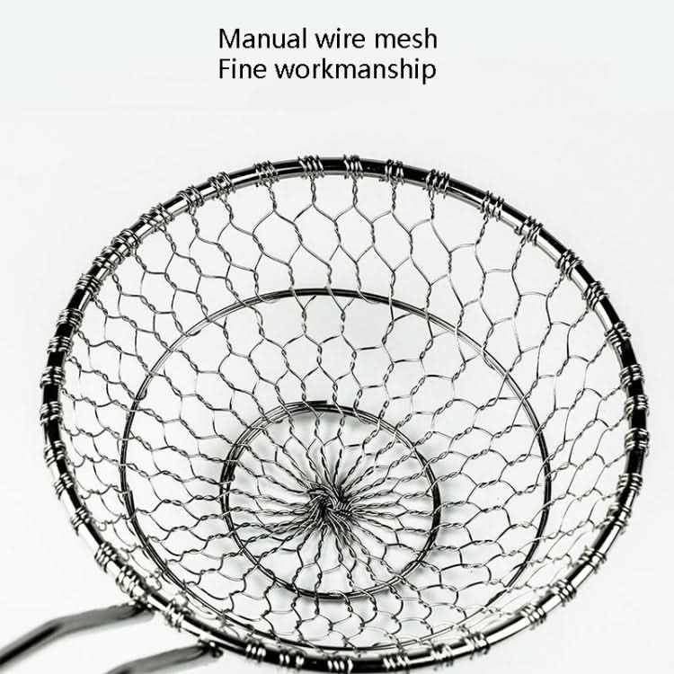 304 Stainless Steel Wire Mesh Fishing Practical Colander Durable Fried Cooking Fishing Fence-Reluova