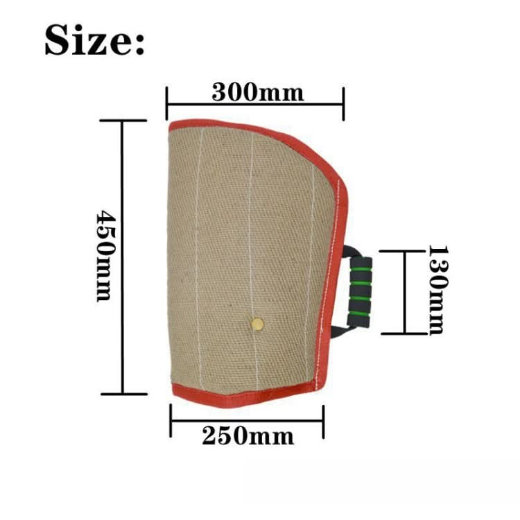 Red Twill Jute Training Dog Bite Sleeve Open Sleeve Protector Pet Products.