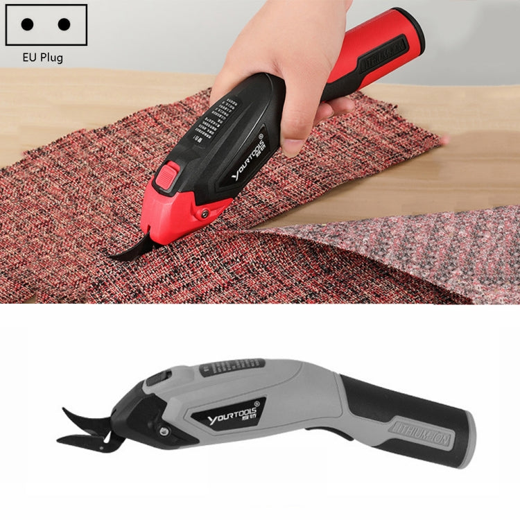 YOURTOOLS Y4005 12W Tungsten Steel Electric Scissors Clothing Leather Carpet Trimming Scissors