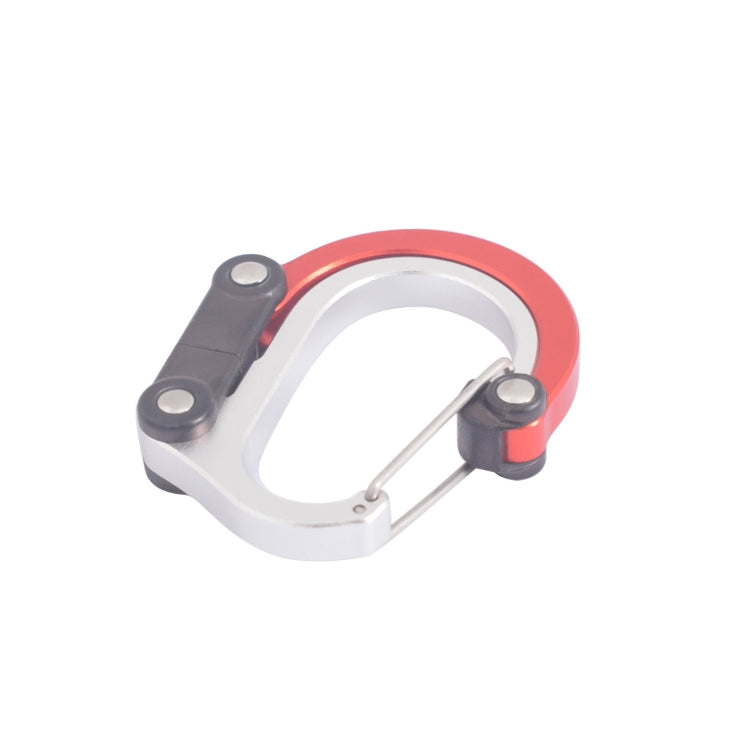 Multifunctional Carabiner Aluminum Alloy D-Type Outdoor Products Quick-Hanging Buckle Reluova