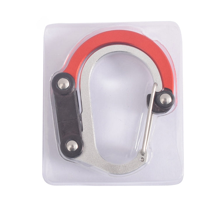 Multifunctional Carabiner Aluminum Alloy D-Type Outdoor Products Quick-Hanging Buckle Reluova