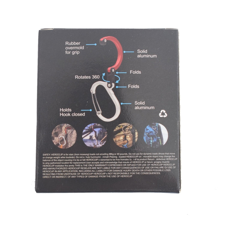 Multifunctional Carabiner Aluminum Alloy D-Type Outdoor Products Quick-Hanging Buckle Reluova