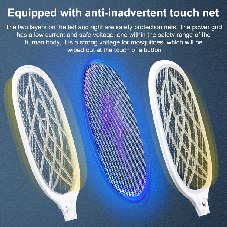 Electrical Mosquito Swatter Mosquito Killer Two-In-One USB Rechargeable Household Electrical Mosquito Swatter My Store