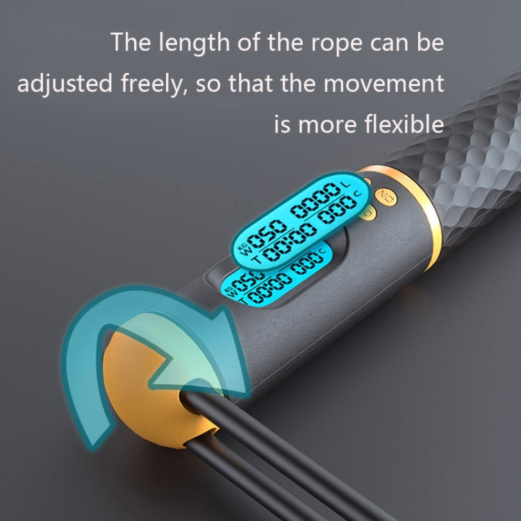 Rope / Cordless Dual-use Version Student Exam Exercise Fitness Smart Counting Skipping Rope with Load Weight