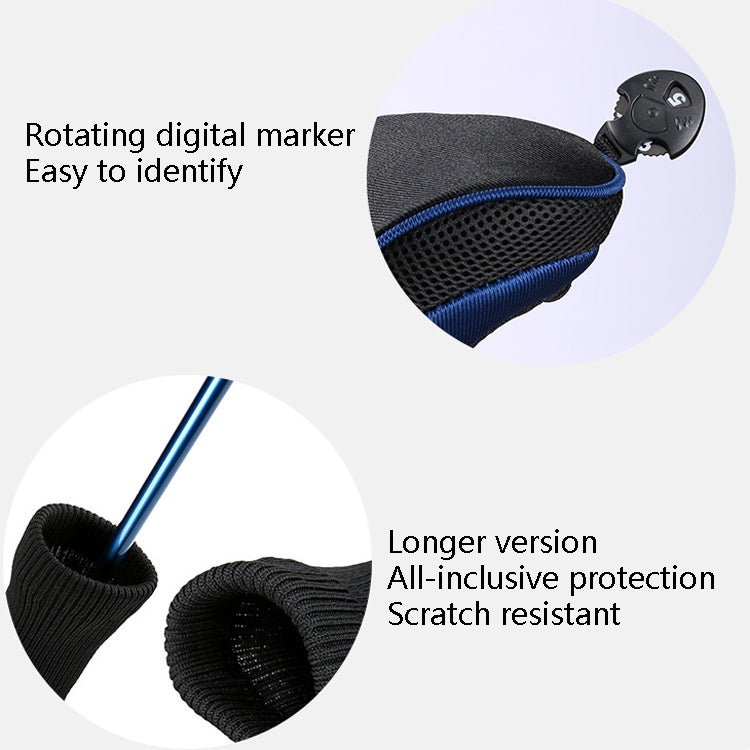 3 In 1 No.1 / No.3 / No.5 Clubs Protective Cover Golf Club Head Cover Reluova