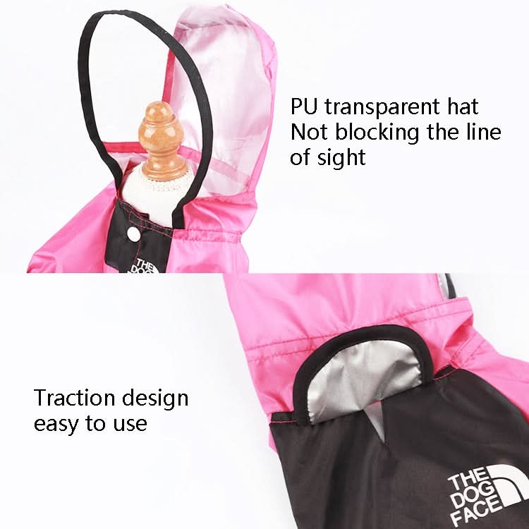 Seasons Universal Raincoat For Dogs Four-Legged Clothing Transparent PU Waterproof Clothing - Reluova