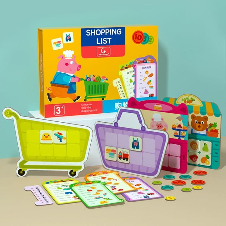 Children Shopping List Board Games Baby Early Education Educational Thinking Training Toys Reluova