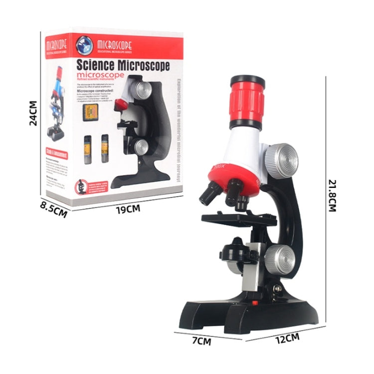 Early Education Biological Science 1200X Microscope Science And Education Toy Set For Children