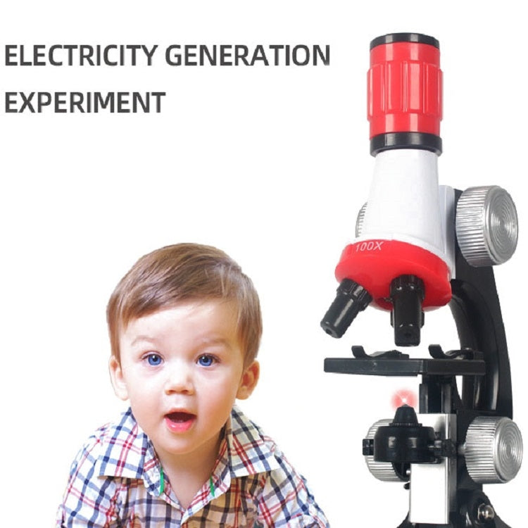 Early Education Biological Science 1200X Microscope Science And Education Toy Set For Children