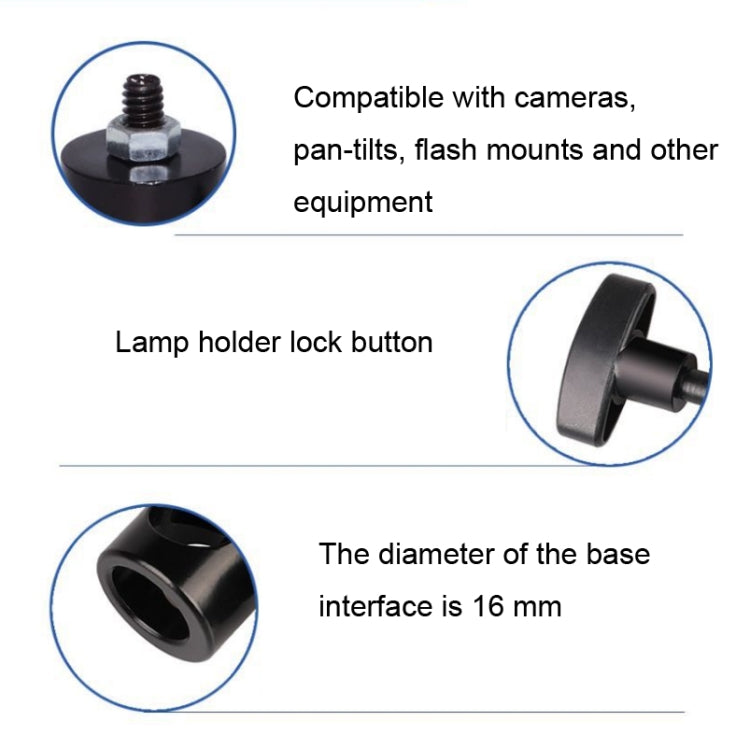 2 PCS Flash Light Stand 1/4 Photography Light Holder Adapter Tripod Conversion Interface-Reluova