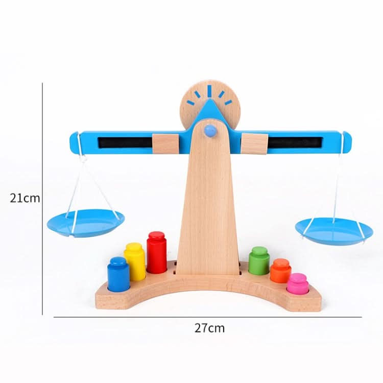 Children Educational Balance Scale Toy Wooden Science And Education Toys Reluova