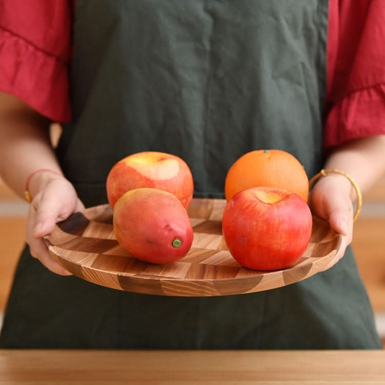 Wooden Tray Dinner Plate Household Fruit Cake Dessert Plate Wooden Dish Reluova