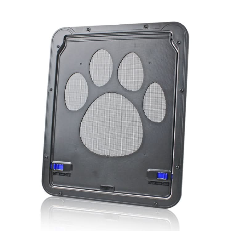 Pet Supplies Dog Paw Print Door Bite-Proof Small Dog Cat Screen Window Door Cat And Dog Door - Reluova