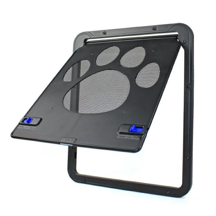 Pet Supplies Dog Paw Print Door Bite-Proof Small Dog Cat Screen Window Door Cat And Dog Door - Reluova