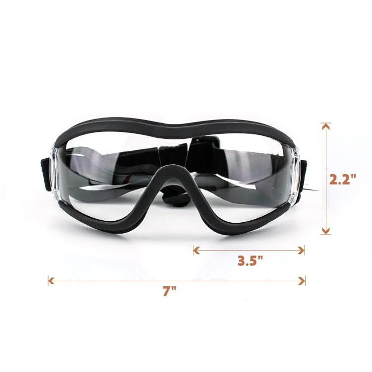 Pet Goggles Dog Transparent Glasses Waterproof Windproof Snowproof Dog Glasses - Reluova