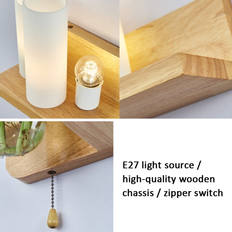 Wooden Bedside Wall Lamp Led Indoor Corridor Aisle Balcony Wall Lamp