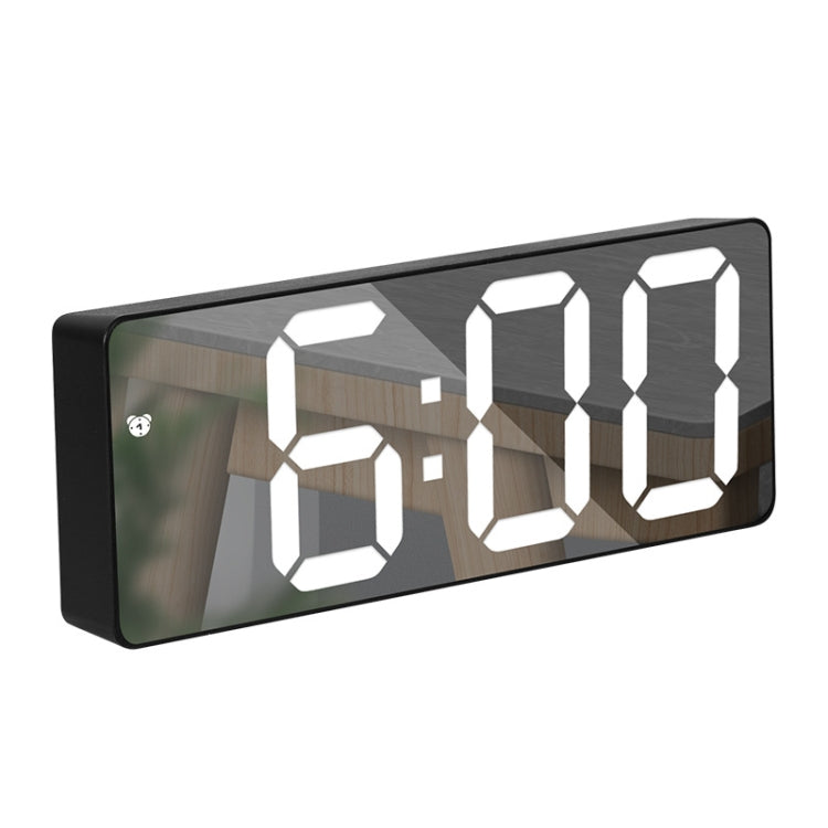 Mirror Bedside Alarm Clock Battery Plug-In Dual-Purpose LED Clock My Store