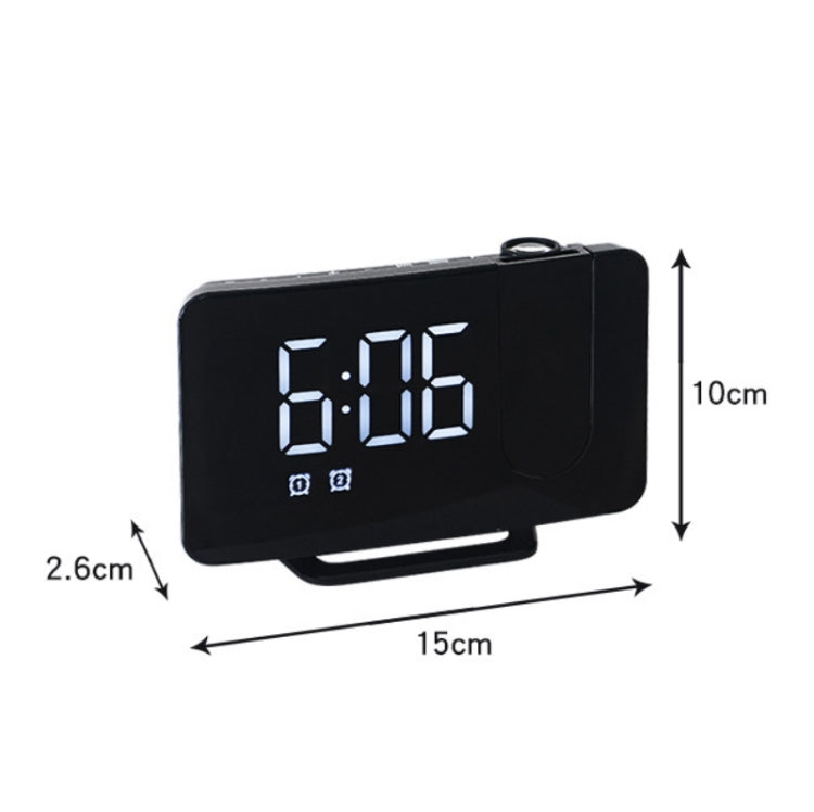 Projection LED Large Screen Display Alarm Clock Radio Electronic Clock My Store