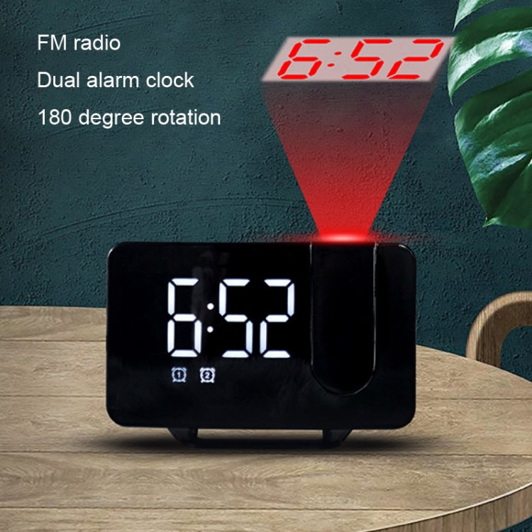 Projection LED Large Screen Display Alarm Clock Radio Electronic Clock My Store