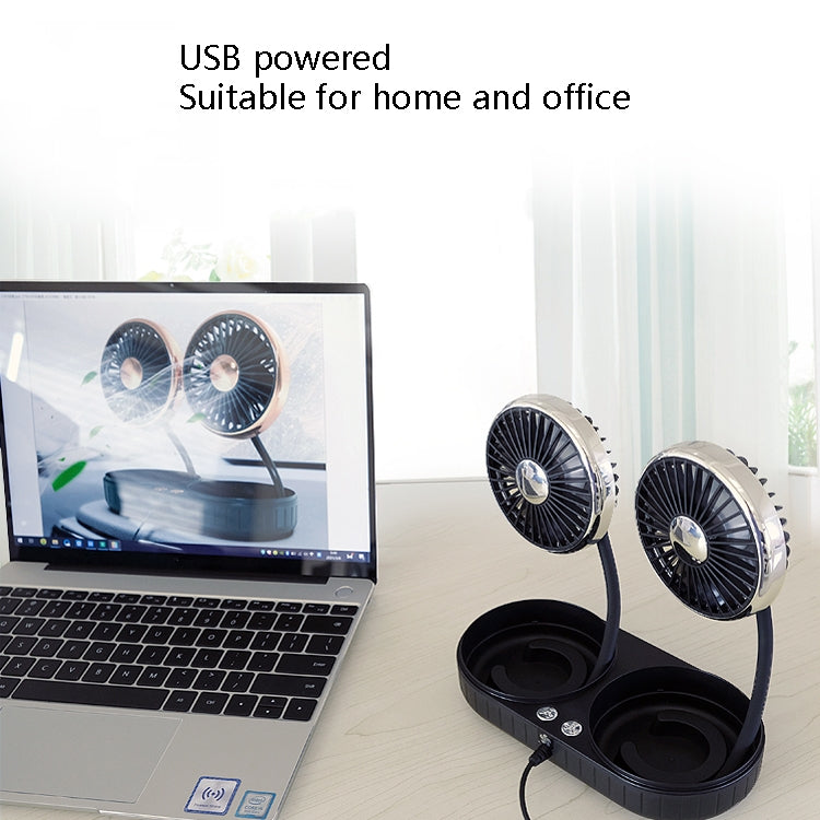 F303 Car USB Fan 12/24V Car Shake Head Fan ÎҵÄÉ̵ê