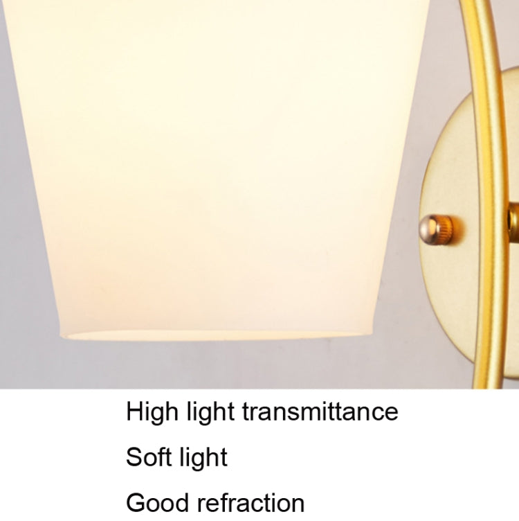 LED Glass Wall Bedroom Bedside Lamp Living Room Study Staircase Wall Lamp, Series 1 My Store