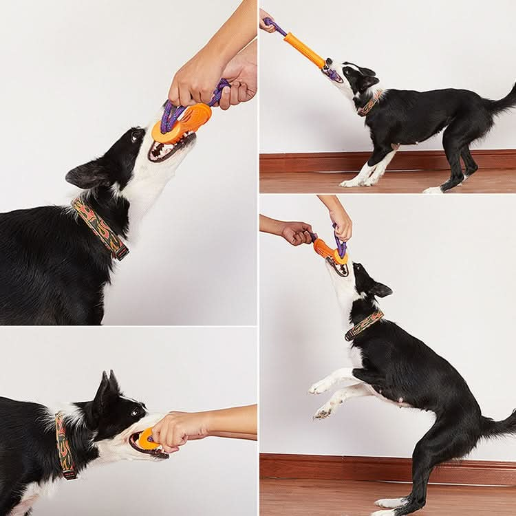 Pet Dog Rope Toy Rubber Bite Stick Training Tug Rope Dog Bite Rope - Reluova