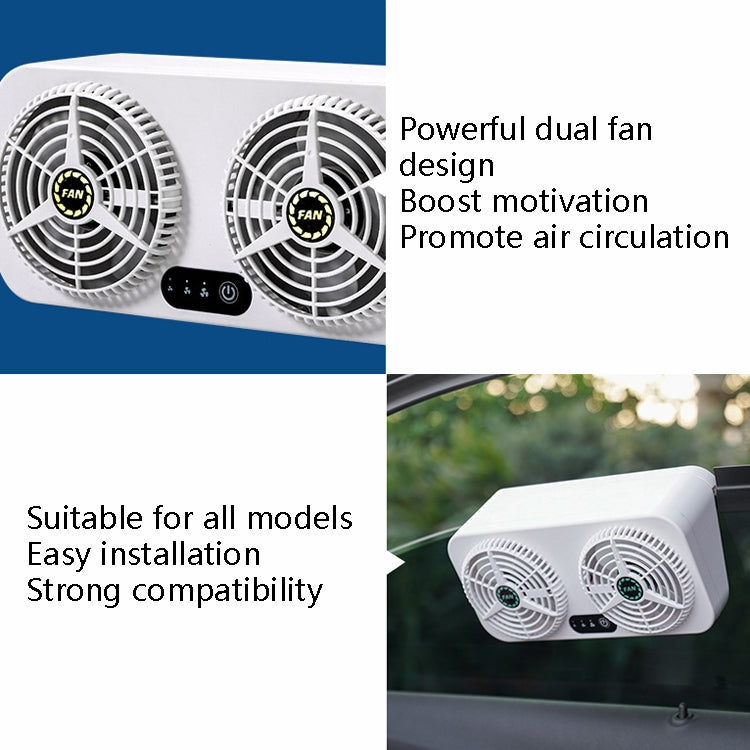 USB Interface Car Cooling Device Car Exhaust Air Circulation Exhaust Fan Car Changing Fan