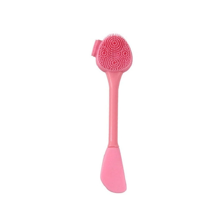 Hand-Held Silicone Cleansing Brush And Mask Brush Green White Double-head Knife Reluova